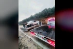 Tirilye-Mudanya kaygan yoldaki kaza ucuz atlatıldı