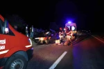 Tırın tamponu otomobile ok gibi saplandı: 1 ölü