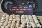 Tırın tekerinde 27 kilo skunk ele geçirildi