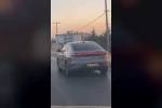TOGG’un yeni sedan modeli T10F Ayvalık’ta seyir halinde görüntülendi
