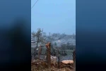 Tokat’ta bahar mevsiminde kar sürprizi