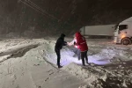 Tokat’ta kar yağışı ulaşımı aksattı