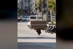 Tokat’ta koltuk taşıyan motosiklet sürücüsüne ceza