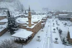 Tokat’ta masalsı kış manzarası