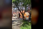 Tokat’ta müştemilatta çıkan yangın, çevre evlere sıçramadan söndürüldü