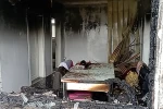Tokat’ta yanan ev kullanılmaz hale geldi