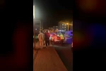 Toplu taşıma aracı ile otomobil çarpıştı: 9 yaralı