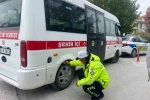 Toplu taşıma araçları kontrol altında