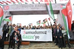 Trabzon Gazze için yürüdü, binlerce kişi tek yürek oldu