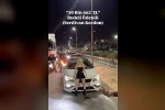 Trafikte dans pahalıya patladı: Aynı videoyu "Bedel ödendi" notuyla yeniden paylaştı
