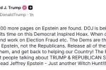 Trump’tan Adalet Bakanlığı’na Epstein belgeleri çağrısı: "Hepsinin isimlerini açıklayıp ülkeye hizmete geri dönün"