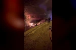 Tufanbeyli’de çıkan yangında ev ve ahır küle döndü