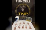 Tunceli’de uyuşturucu operasyonu: 430 adet sentetik ecza ele geçirildi