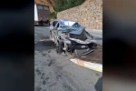 Tünel çıkışında kamyona çarpan otomobil takla attı: 1 yaralı