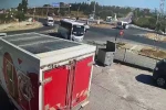 Tur midibüsünün kaza anı güvenlik kamerasında 