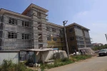 Turgut Özal Anadolu Lisesi inşaatında inceleme