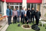 Turgutlu adliyesinde ağaçlandırma çalışması