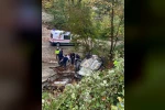 Türkeli’de otomobil şarampole yuvarlandı: 1 yaralı