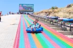 Türkiye’nin en uzun renkli kaydırağı Niğde’de hizmete girdi
