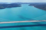Turkuaza dönen İstanbul boğazında yunuslar akın etti
