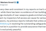 UAEA Başkanı Grossi, İran’ın nükleer bomba ürettiğine dair bir kanıtın bulunmadığını yineledi