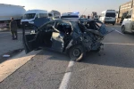Üç araçlı zincirleme kazada 1 kişi yaralandı