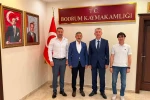 Uçak’tan Bodrum Kaymakamı Sırmalı ve İlçe Milli Eğitim Müdürü’ne ziyaret