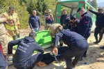 Uçuruma yuvarlanan hafriyat kamyonunun sürücüsü hayatını kaybetti