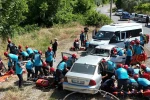 UMKE ekiplerinden kaza tatbikatı