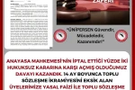 ÜNİPERSEN açtığı davayı kazandı, toplu sözleşme ikramiyesini eksik alan kamu görevlilerine ödeme yapılacak