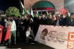 Uşak’ta Sumud Filosu ve Gazze’ye destek yürüyüşü