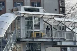 Üst geçit asansöründe sona gelindi