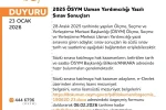 Uzman Yardımcılığı Sınavı sonuçları açıklandı