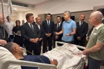 Vali Aydoğdu, Başkan Elçi’nin sağlık durumu hakkında bilgi aldı