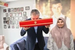 Vali Erdinç Yılmaz, Şehit Recep Çetin’in ailesine bayram ziyaretinde bulundu