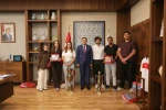 Vali Işın, DUSCART Takımı’nı ağırladı