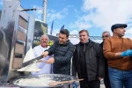 Valiler Ergan Dağı’nda et döner yerine tulum peyniri döneri kesti