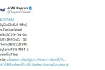 Van’da 5.2 büyüklüğünde deprem