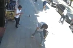 Van’da korku dolu anlar: Saniyelerle kurtuldular
