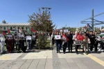Van’da üniversite öğrencilerinden Gazze’ye destek yürüyüşü