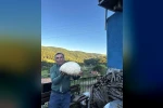 Vatandaşın bulduğu 5 kiloluk mantar şaşırttı