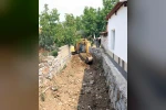 Yağışlar sonrası dere yataklarında temizlik 