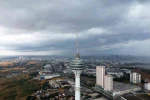 Yağmur bulutları görüntülendi