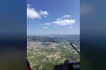 Yamaç paraşütüyle buldan semalarında uçtu