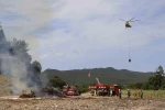 Yangın sezonu öncesi orman yangın tatbikatı