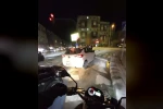 Yanlış trafik ışığına uyan sürücü araç kuyruğuna sebep oldu
