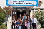 Yatağan’daki okullarda karne heyecanı yaşandı