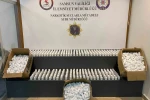 Yatak odasına istiflenmiş 103 bin adet uyuşturucu hap ele geçti