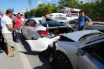 Yavaşlayan trafik zincirlemeye kazaya sebep oldu: 1’i çocuk 3 yaralı