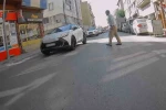 Yaya geçidinde kuralları hiçe saydı